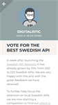 Mobile Screenshot of digitalistic.com